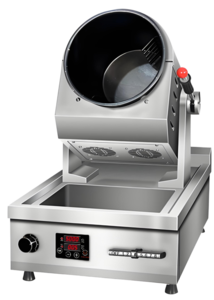 电磁滚筒炒菜机