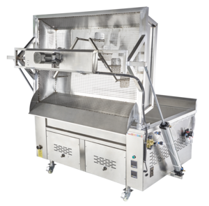 方形搅拌出料油炸机